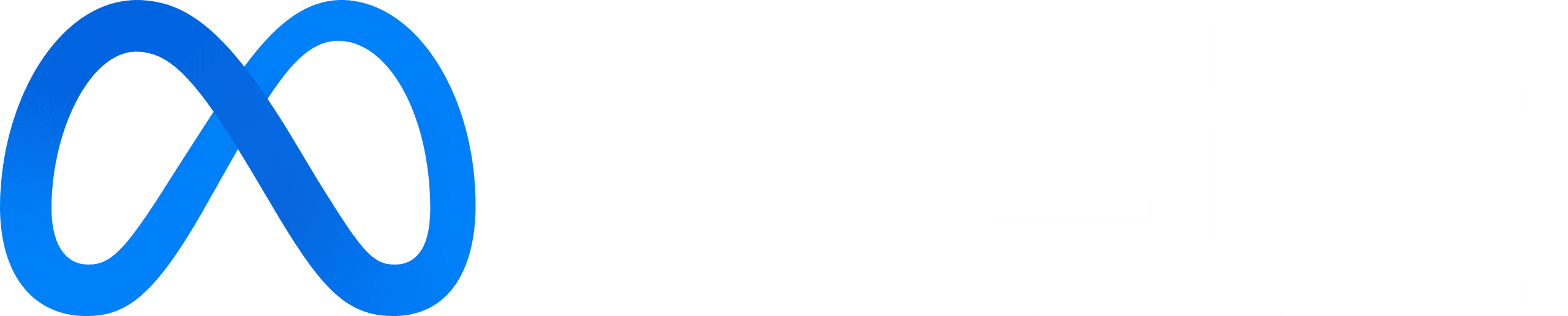 Company logo of Meta (negative)