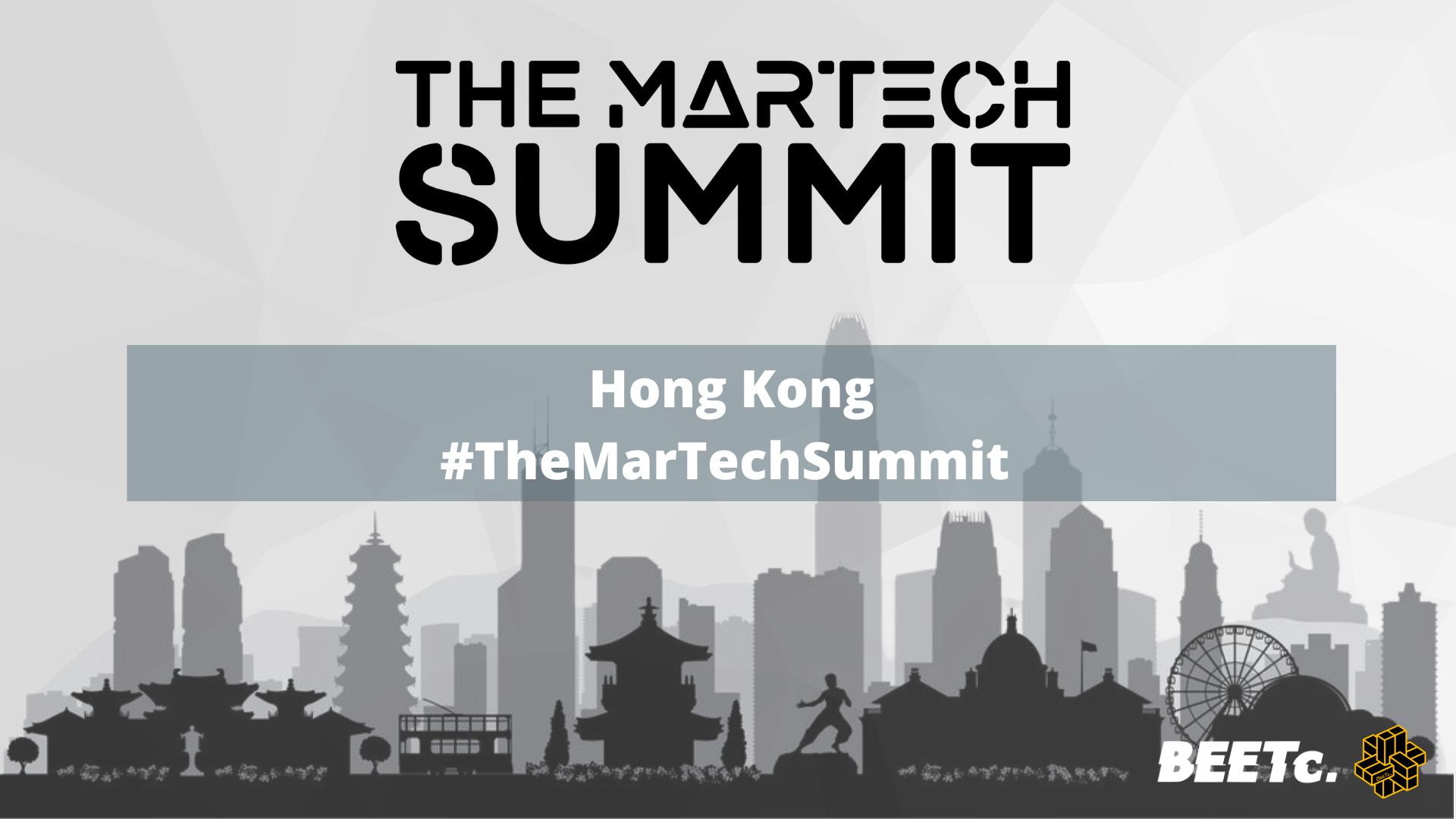 The MarTech Summit - Hong Kong with background - 2023