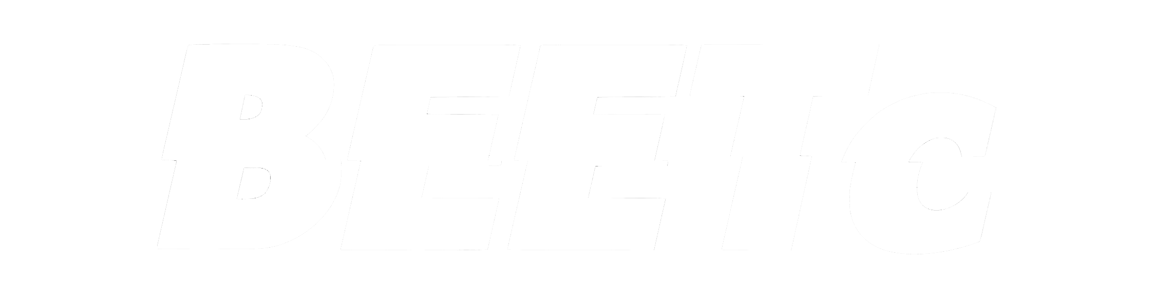 BEETc wording white logo